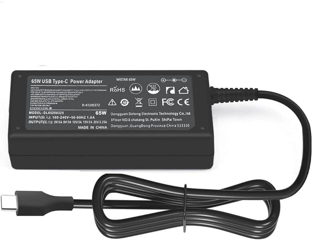 ACER ORIGINAL ADAPTER 65W 9V/15V/20V BLACK - eBuy UAE